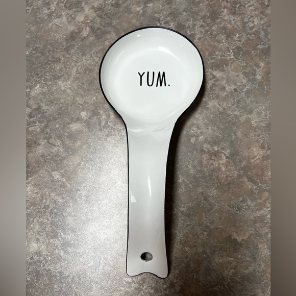Rae Dunn Kitchen Rae Dunn Old Font Yum Spoon Rest Poshmark